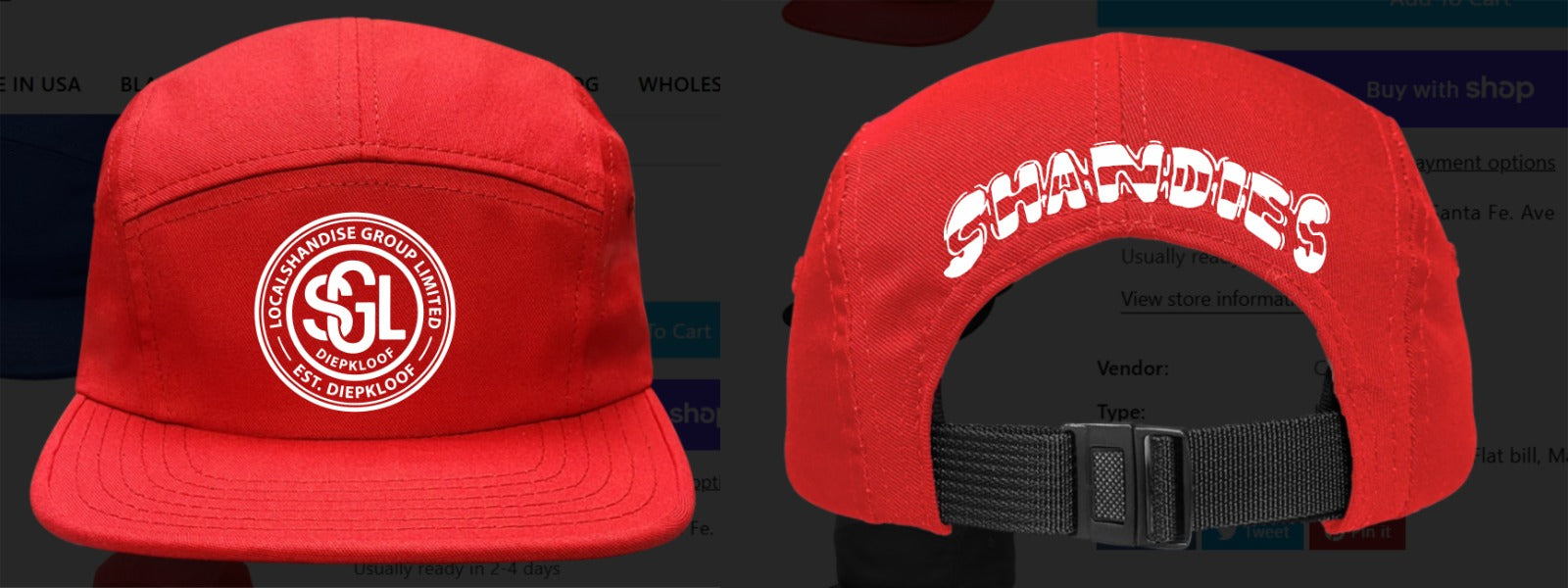 5 Panel Stripe cap